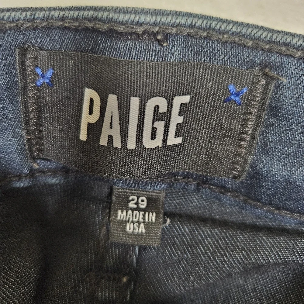 Paige‎ Croft After Hours Jeans Mens 29 (31x27) Dark Wash Skinny Stretch USA